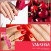 VANREESA Гель-лак для ногтей, набор полуперманентных цветных гелей, УФ-светодиодная лампа, фреза для ногтей с аксессуарами для дизайна ногтей, набор для украшения ногтей