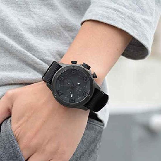 Franc Temps Gavarnie NATO Chronograph Full Black