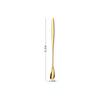 304 Stainless Steel Long Handle Stirring Spoon Coffee Tea Spoons Dessert Spoon Stirring Rod Tiny Spoon Gold Kitchen Accessories
