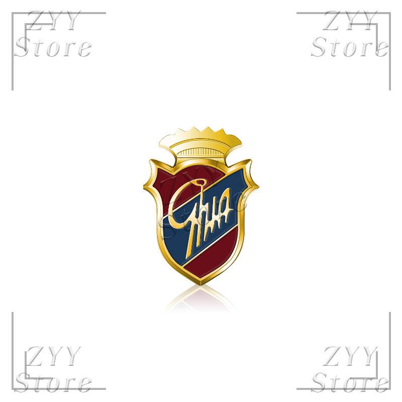 3D Metal GHIA Logo Car Emblem Fender Side Sticker Rear Trunk Badge Decals Body Decor