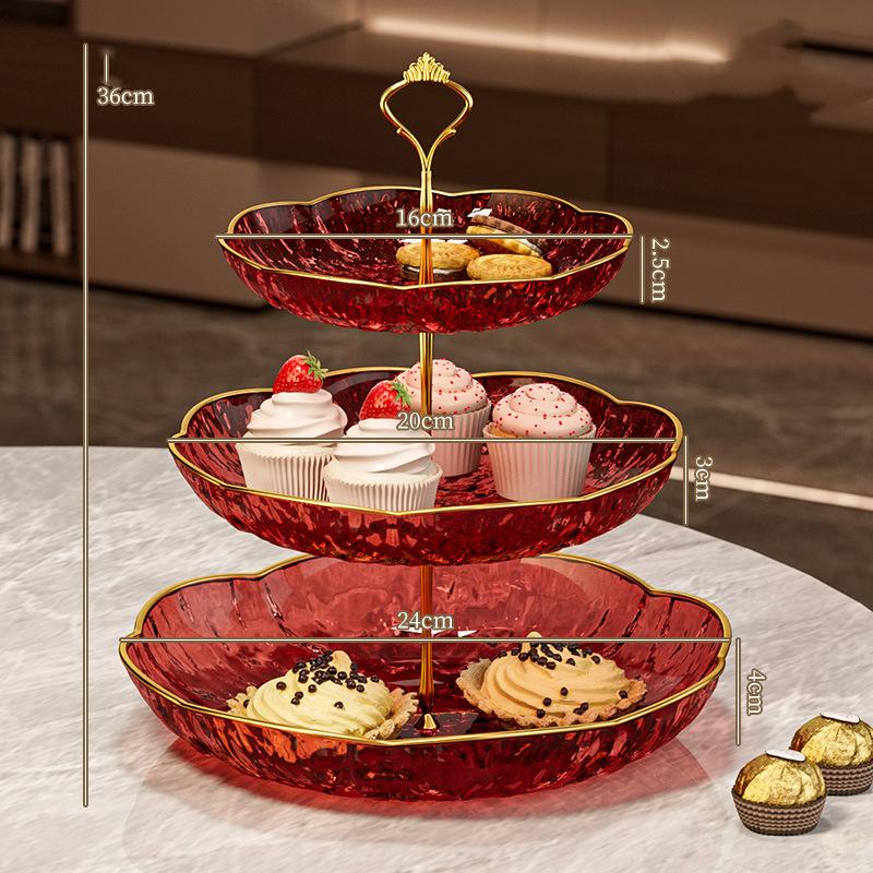 Многоярусный фруктовый журнальный столик поднос для конфет