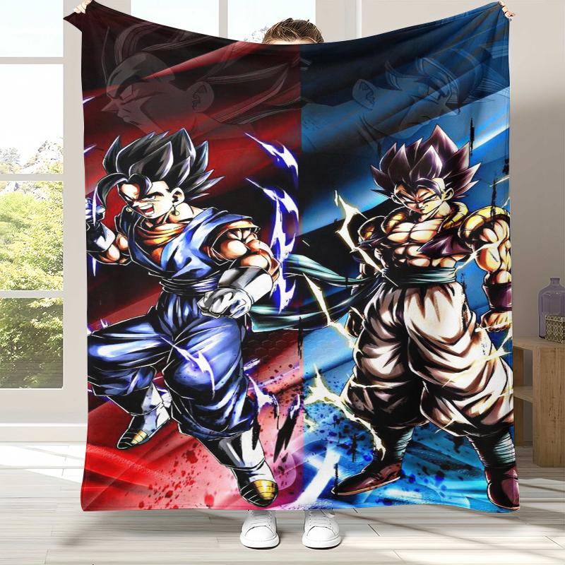 Аниме D-Dragon Ball Игра Мультфильм Фланелевое Одеяло, Ультра Мягкое Теплое Плюшевое Покрывало для Дома Спальни Кровати Дивана Офиса Кемпинга