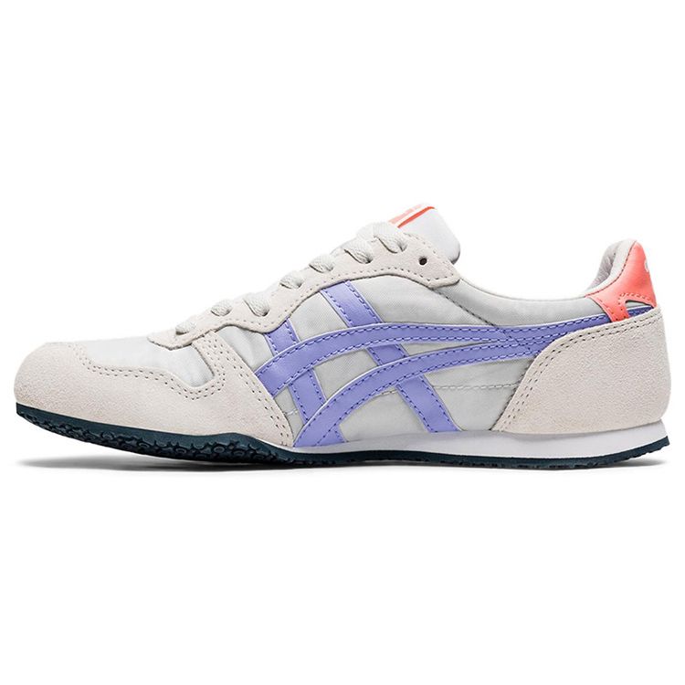 ONITSUKA TIGER Serrano Нескользящие Низкие Кеды для Скейтбординга Женские Кроссовки Фиолетовый Серый 1182A536-020