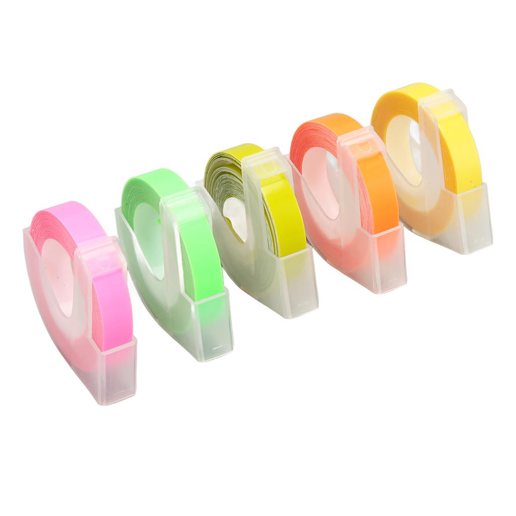 5 шт. 3D тисненые этикетки ленты самоклеящиеся тисненые этикетки для 12813 12814 1610 1540 153