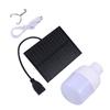 Monocrystalline Silicon Solar Panel LED Solar USB Rechargeable Light Kit for Indoor and Outdoor Hiking Camping Fishing
