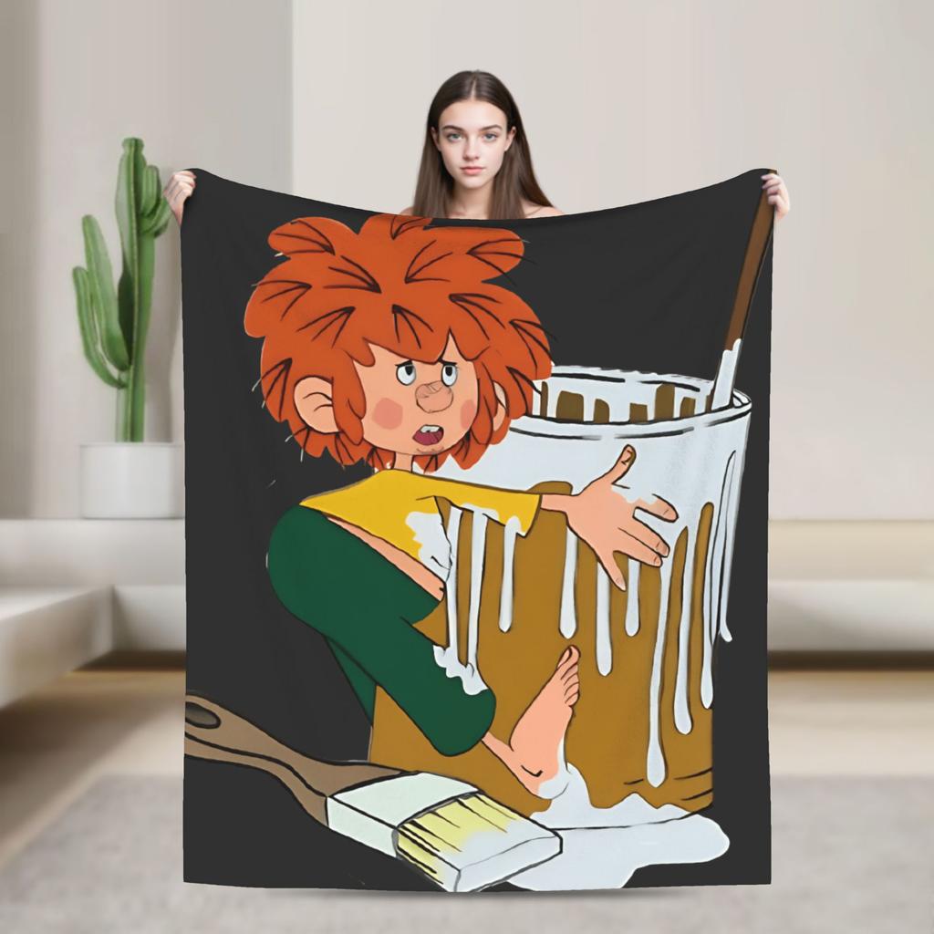 Теплое Мягкое Одеяло Детское Взрослое Декоративное P-Pumuckl Плед Дождливая Фланелевая Постельная Покрывало Для Гостиной Новинка Чехол На Диван-Кровать