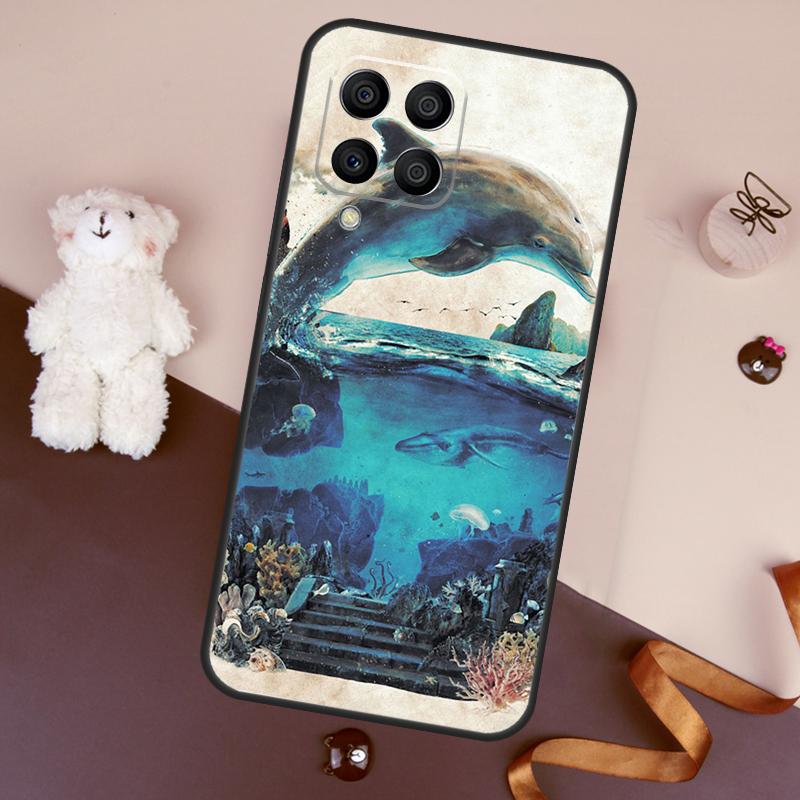 Dolphin Case For Samsung Galaxy M11 M31 M21 M53 M13 M32 M52 M15 M35 M55 M14 M34 M54 M06 M16 M36 M56