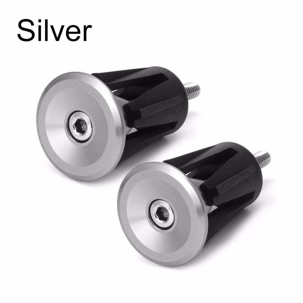 Fashion Lock-On Cycling Aluminum Alloy Bike Handle End Plugs Handle Bar Cap  Handlebar Grips Covers