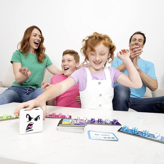 1 комплект быстрой семейной игры в кости Интерактивная настольная игра в кости для 4 игроков Портативная