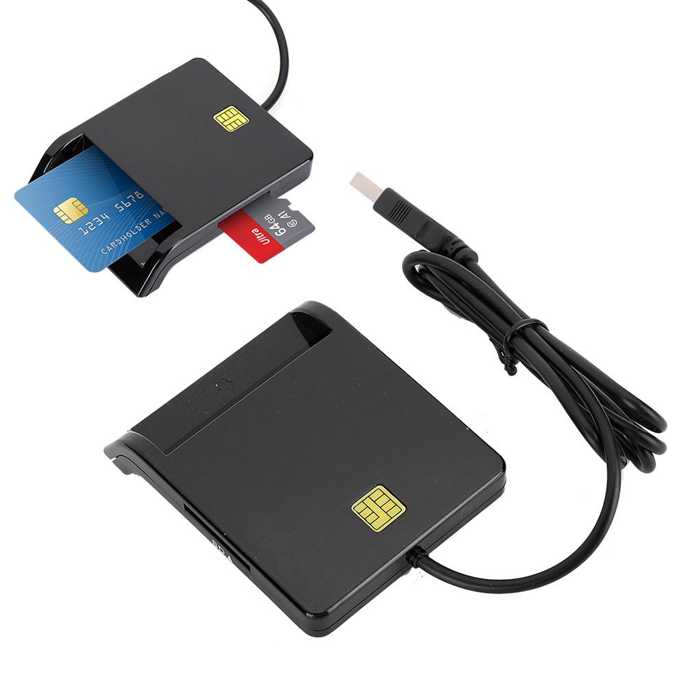 USB2.0 Multi Function Smart Card Reader for M2  MS  Bank  ID  SIm  Memory CAC Card