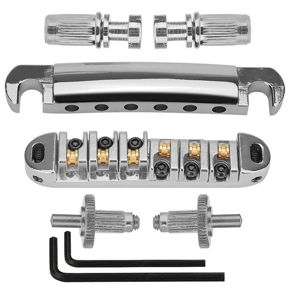 Струнодержатель для LP-гитары, верхний и нижний бриджи, бридж на подшипниках для электрогитар Les Paul, SG и LP