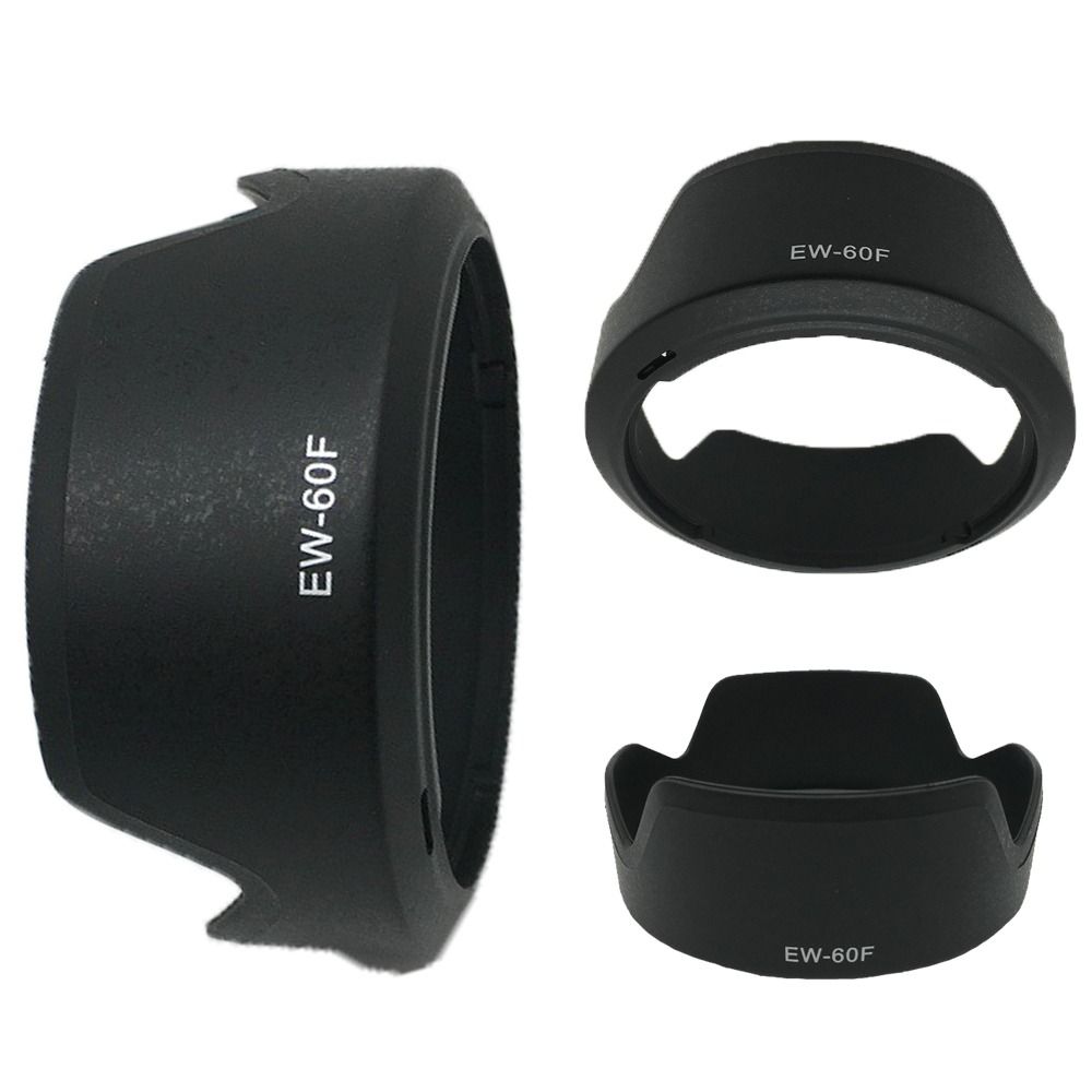 Черная Бленда EW-60F 55мм Защитный Кожух для Камеры Canon EF-M 18-150mm IS STM Аксессуары