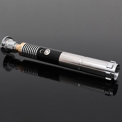 Luke RGB 16 цветов переменная металлическая ручка световой меч с ударом звуковой эффект FX дуэль световой меч металлическая алюминиевая ручка световой меч