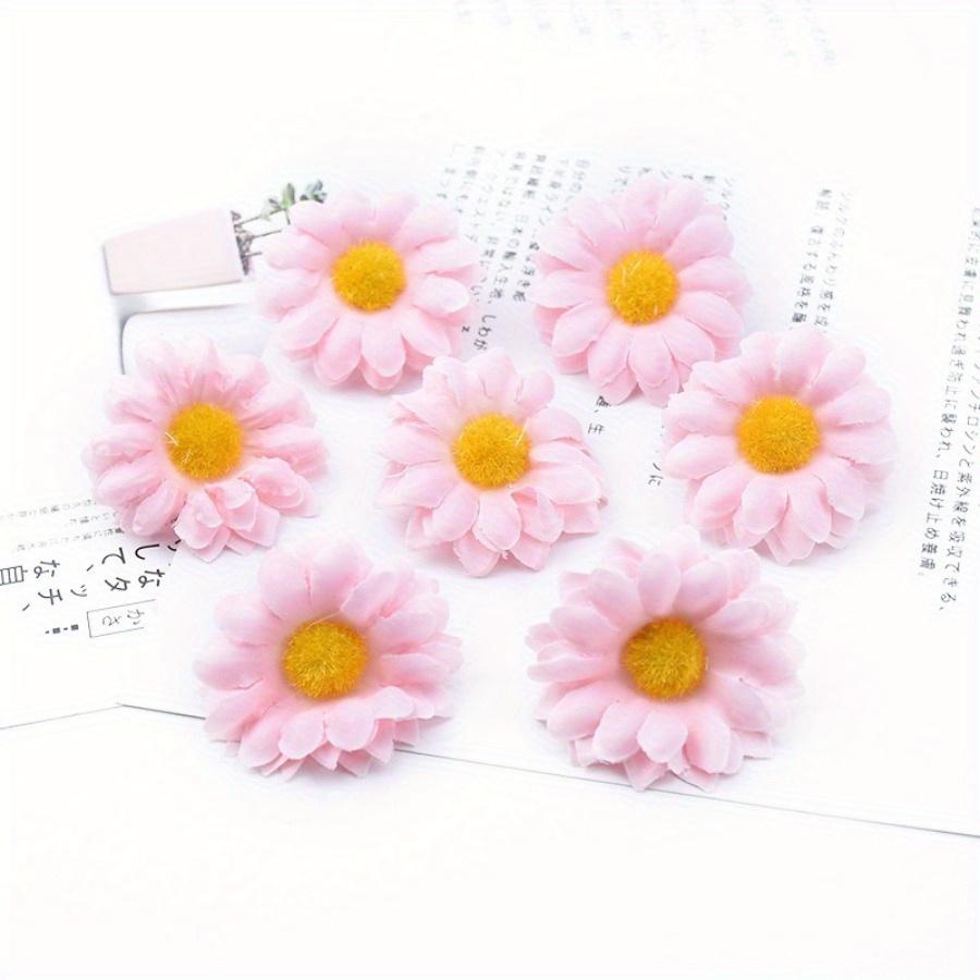 30шт DIY ручной работы Подсолнечник Дейзи Моделирование Шелковый Подсолнечник Поддельные Цветочные Гирлянды Материал