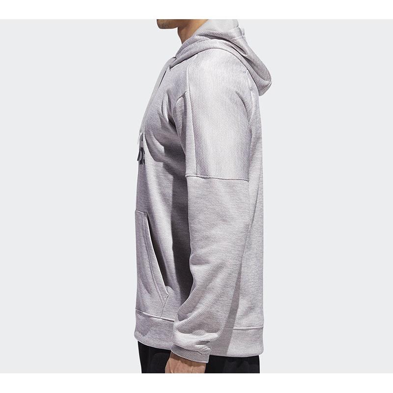 adidas Large logo Printing Pattern Pullover Gray Men's DH9017