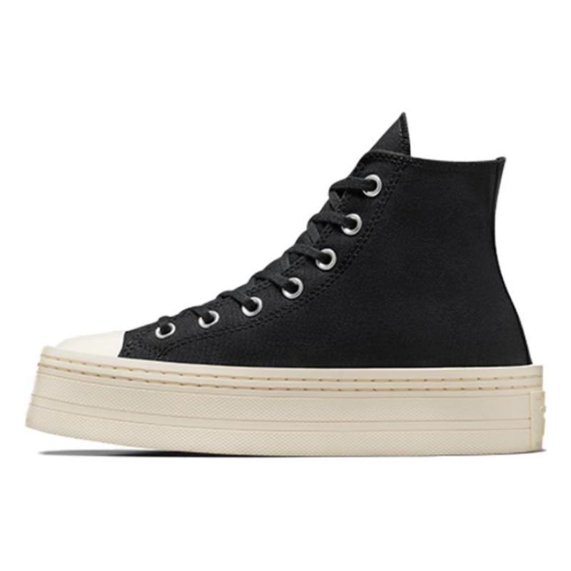 Converse Chuck Taylor All Star Modern Lift Platform Canvas 'Black Egret' Женские