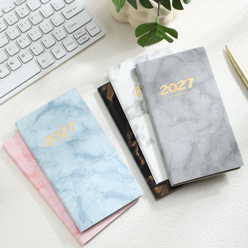 with Calendar 2027 Agenda Book A6 Notebooks To Do List English Notepad School Office Supplies