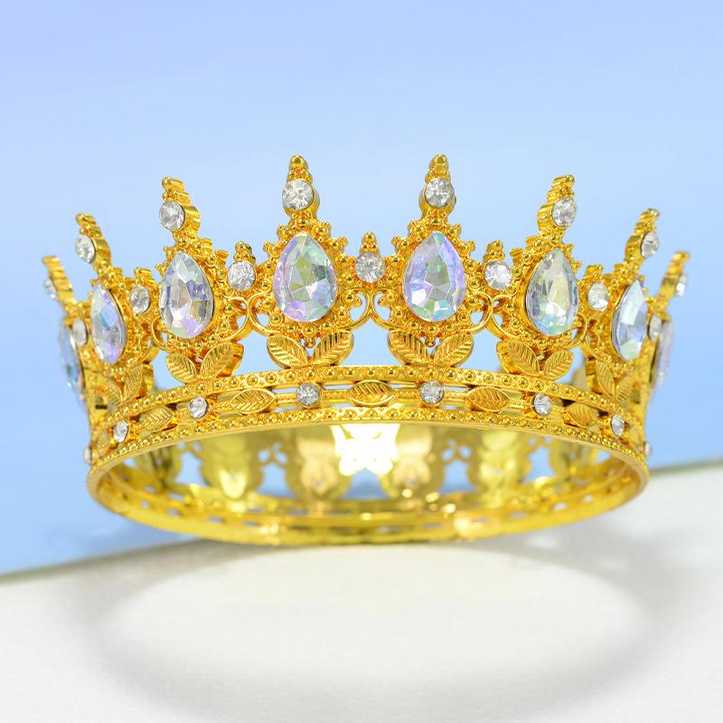 Ideal Gift Large Crystal Crown Cake Topper Shiny for Mother's Day Birthday Wedding Bridal Shower Cake Decor