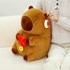 Packet Capybara Red The God Of Wealth Plush Toy Cartoon Stuffed Doll Kids Gift