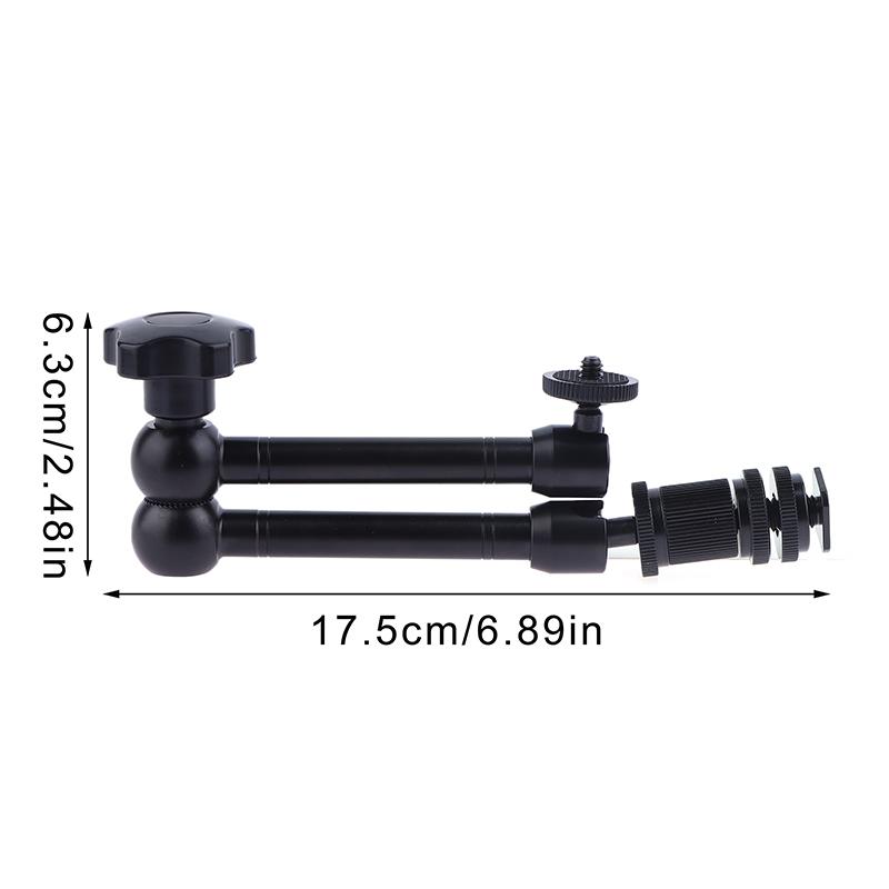 11 Inch Adjustable Friction Articulating Magic Arm + Clamp For Camera Lcd Monitor Led Flash Light Studio Camera Accessories