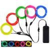 LED Glow Cable Luminous DIY Clothing LED Useful Halloween Neon EL Wire DIY Clothing for Dance Hall