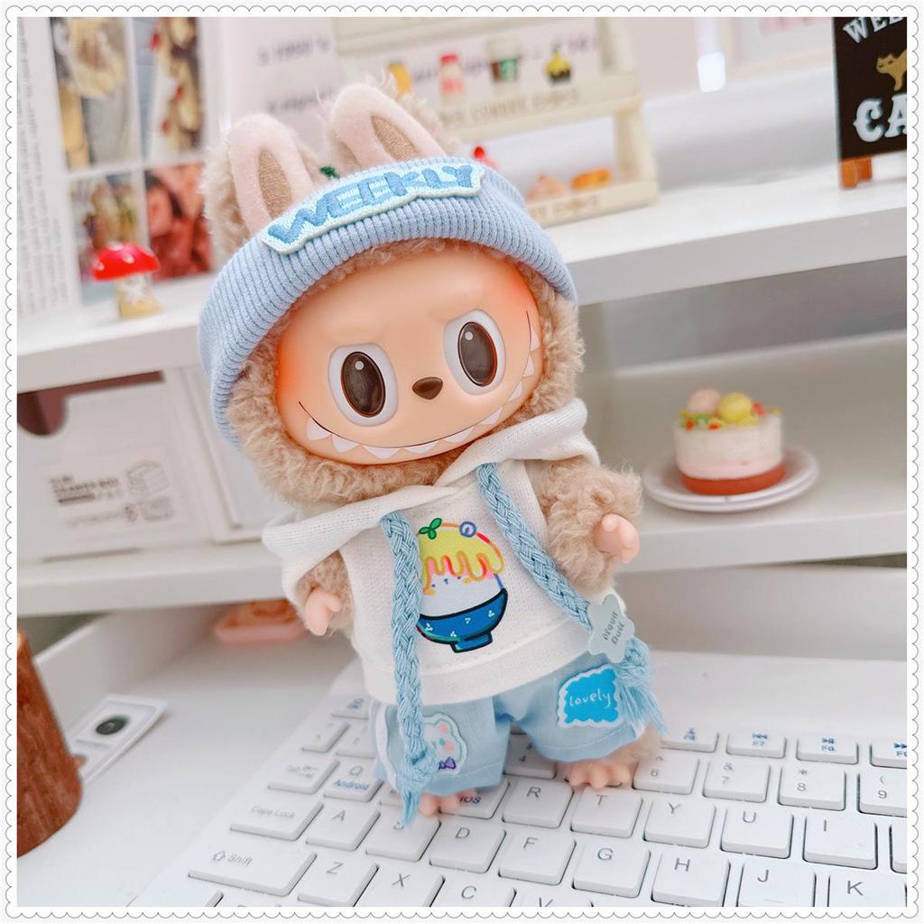 17см Виниловый брелок-кукла Лабубу: Коллекция одежды-сюрпризов первого и второго поколения