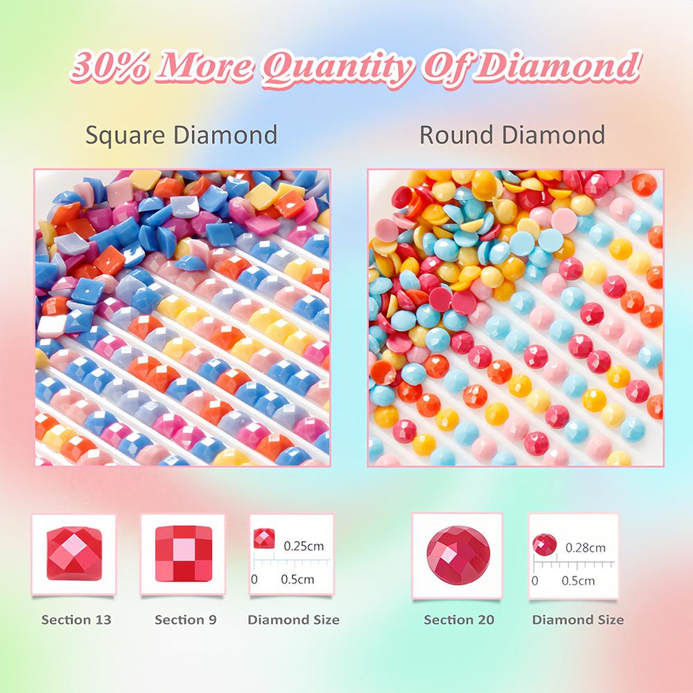 DIY Алмазная мозаика Зонт Кленовый лист 5D Алмазная живопись Осенний пейзаж Полная вышивка стразами Декор для дома