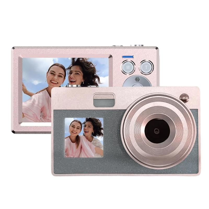 Double Screen Retro Digital Camera 5000W High Pixel 16x Zooming For Students Teens Travel Photography