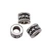 20pcs Spacers Beads Beads Antique Silver Color Zinc Alloy 6X6X4mm