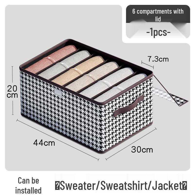 Large Capacity Layered Clothing Organizer for Wardrobes