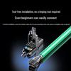 Ugreen Безвинтовой коннектор RJ45 Cat6A экранированный