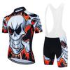 Mens Short Sleeve Cycling Jersey Set Breathable Quick Dry Bike Apparel Road Mountain Biking