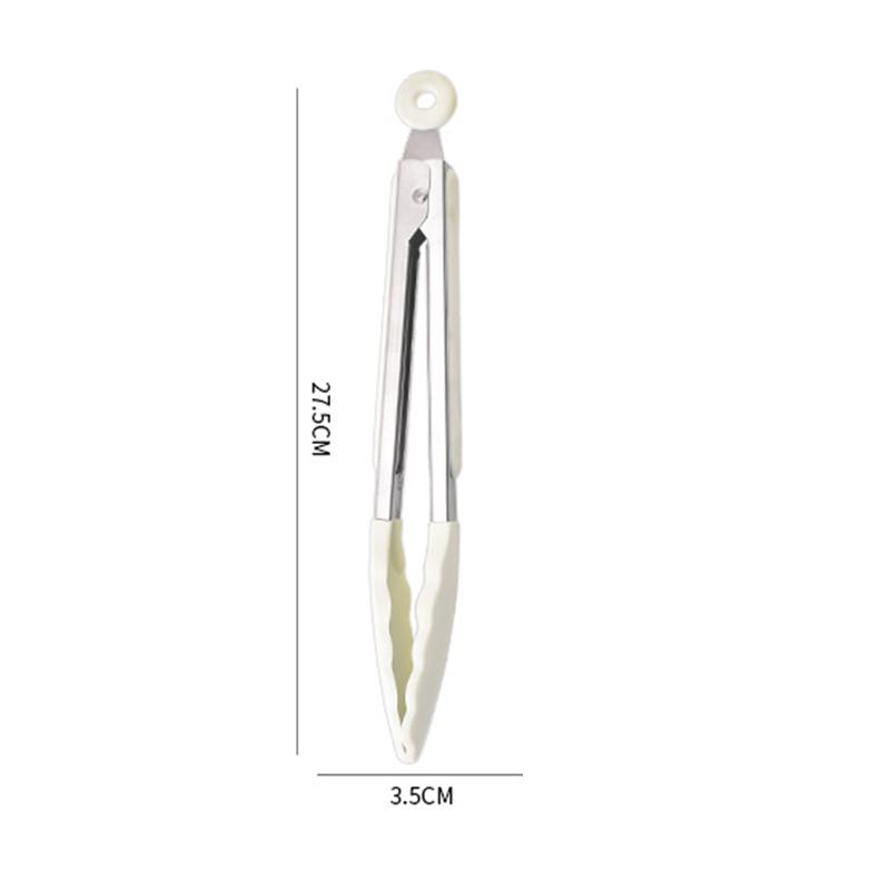 Charm Silicone Kitchen Home Living Cooking Tools Utensils Set Cooking Tool White Kitchenware Spatula Ladle Beaters Handle Non-Stick