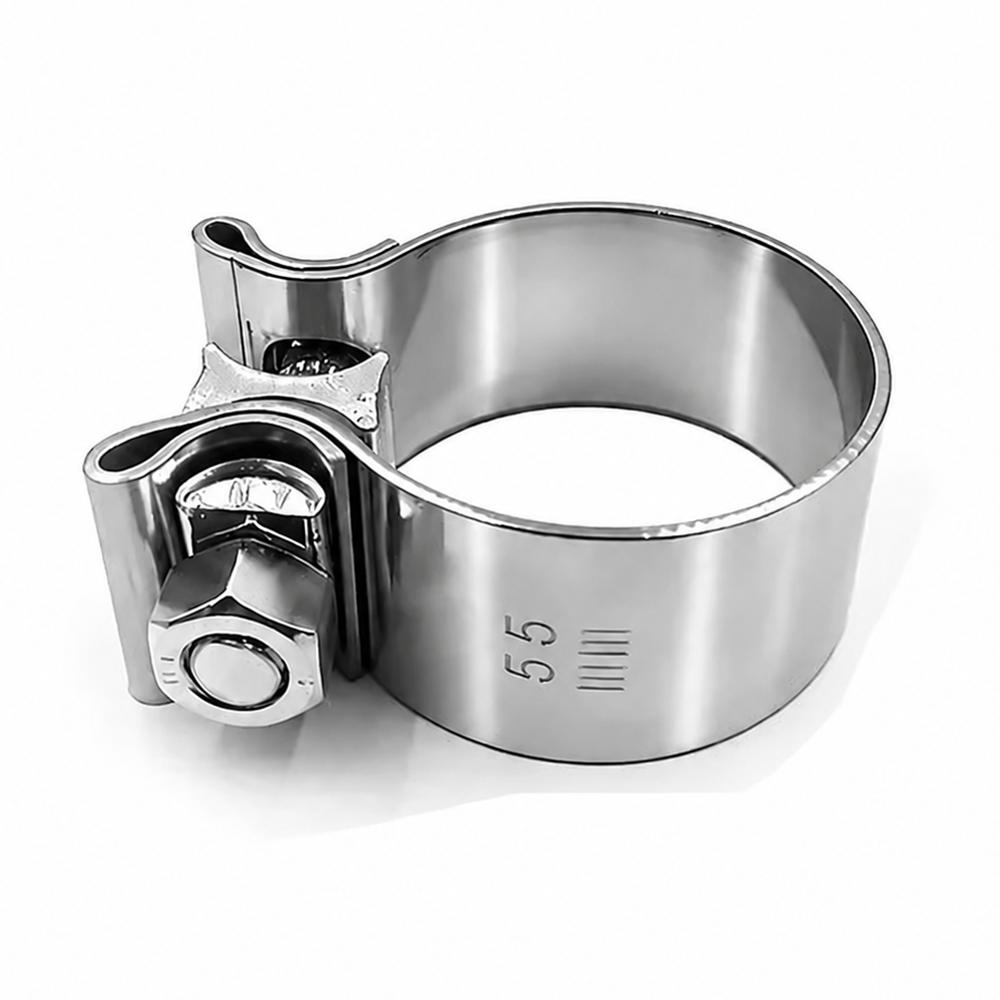 40-76mm Pipe Connection Hoop Stainless Steel Steel Pipe Clamp Strong Exhaust Pipe Clamp