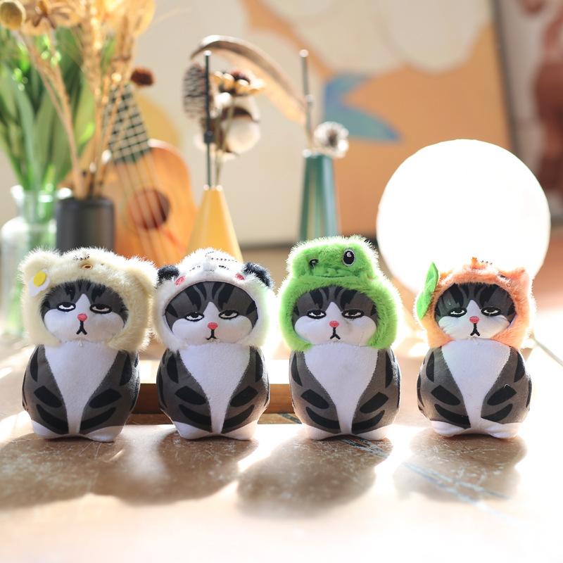 Милая милая кошка кулон плюшевая игрушка кукла котенок сумка подвесной брелок кукла кукла