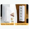 Wall Mounted Pocket Tissue Dispenser Plastic Mini Napkin Storage Box  Kitchen