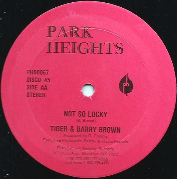 12inch Record MARCUS PROPHET / TIGER & BARRY BROW - Freedom Walk / Not So Lucky PHD0067 Park Heights US Reggae, Ska & Dub Used