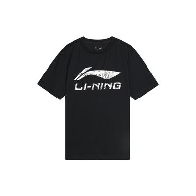 Футболка с круглым вырезом и коротким рукавом Li Ning Sports Lifestyle Series, черная, AHST471-2