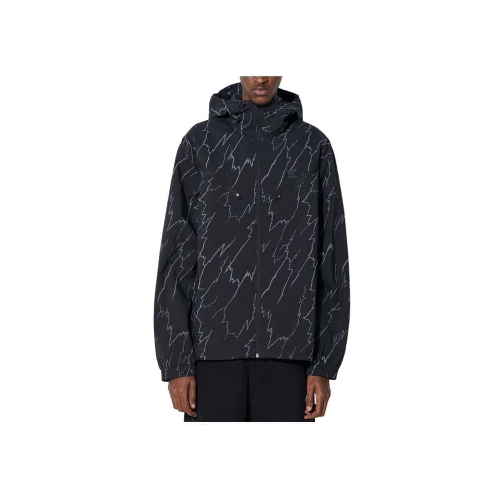 adidas Ветровка с принтом Originals Montreal, мужская куртка, черная IM9878