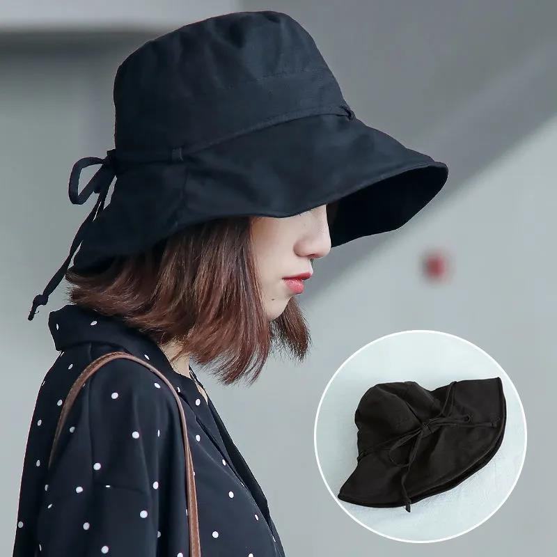 Hat Women's All-match Fisherman Hat Summer Breathable Outdoor Sun Hat Cover Face Sunscreen Hat