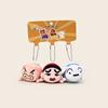 Crayon Shin Chan Plush Keychain Set With Stackable Characters For Kid And Collectors