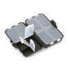 Mini Storage Case Double Layer Detachable Fishing Tackle Box Fishing Spoon Hook Bait Storage Box Fishing Accessories