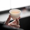 1pcs Tea Cups Pu Er Tea Tools Kungfu Tea Cup Gift Drink Tea Tool Ceramic White Jade Porcelain