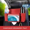 SEAMETAL Car Seat Back Organizer Storage Bag Multifunctional Storage Anti-Kick Mat Car Backseat Organizer Protector Pad