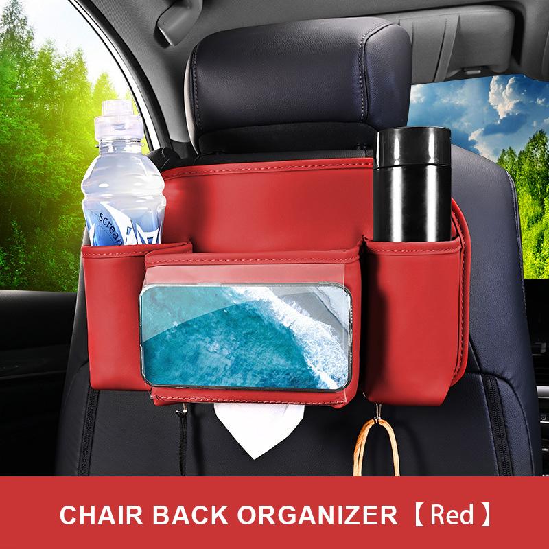 SEAMETAL Car Seat Back Organizer Storage Bag Multifunctional Storage Anti-Kick Mat Car Backseat Organizer Protector Pad