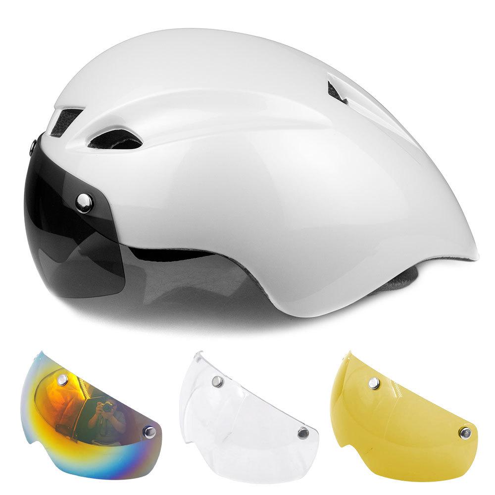 Шлем Wildside Triathlon TT с магнитными очками — новый велосипедный шлем, готовый к соревнованиям