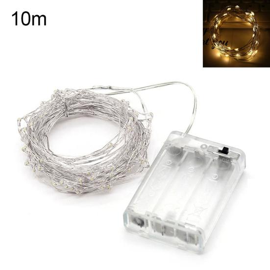 2/5/10 м Звездная струна Яркий гибкий световой провод Медная звездная струна Сказочный свет для свадьбы