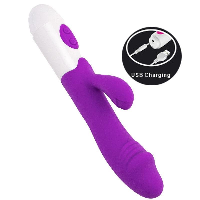 Вибратор для точки G, 10-частотный фаллоимитатор, секс-игрушки, перезаряжаемый ручной силиконовый АБС-пластик для взрослых, клитор, пенис, принадлежности для женщин