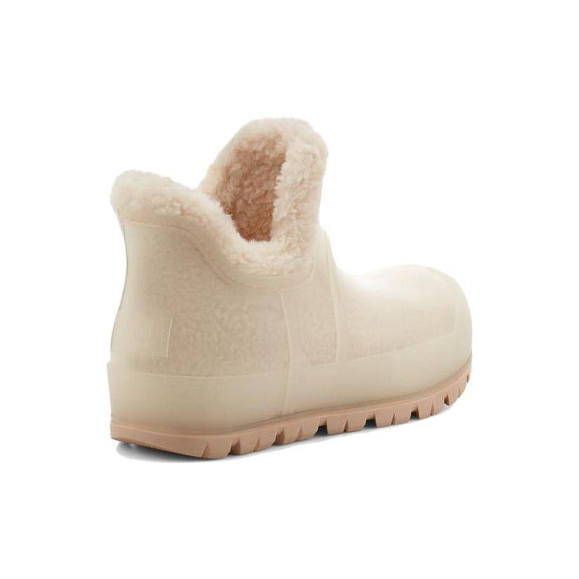 UGG Кожаные полусапожки с круглым носком, женские, бежевые 1132070-NAT