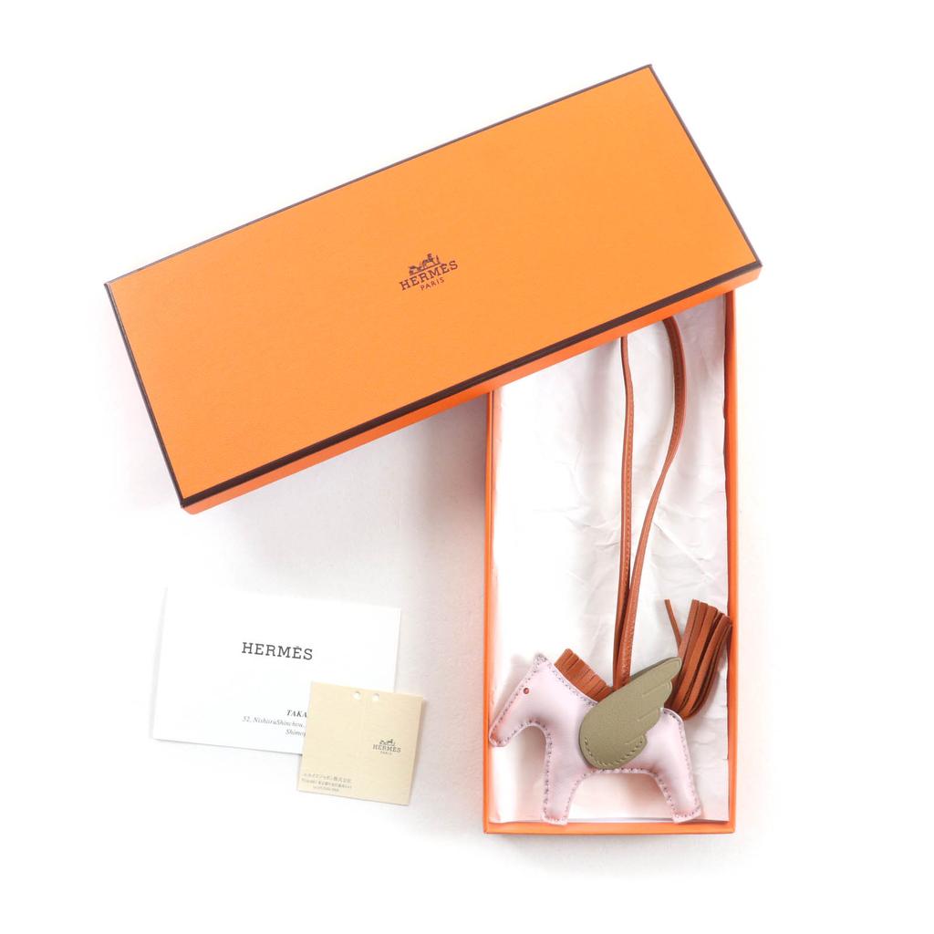 Pristine HERMES Bag charm Rodeo Charm Pegasus PM Anyo Miro Women Used